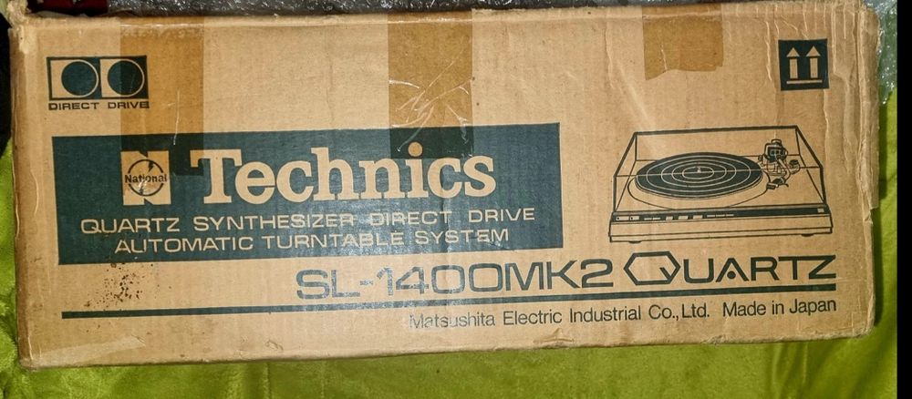 Okazie!Vand pick up Technics SL-1400 MK2 (Japan)+discuri vinil