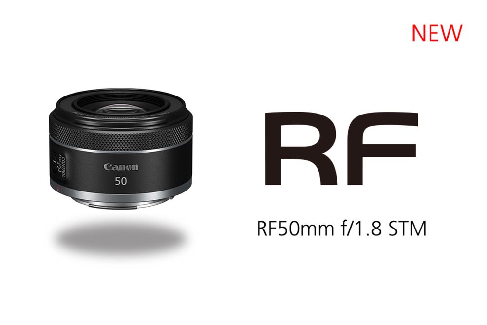 Canon RF 50 mm 1.8 .
