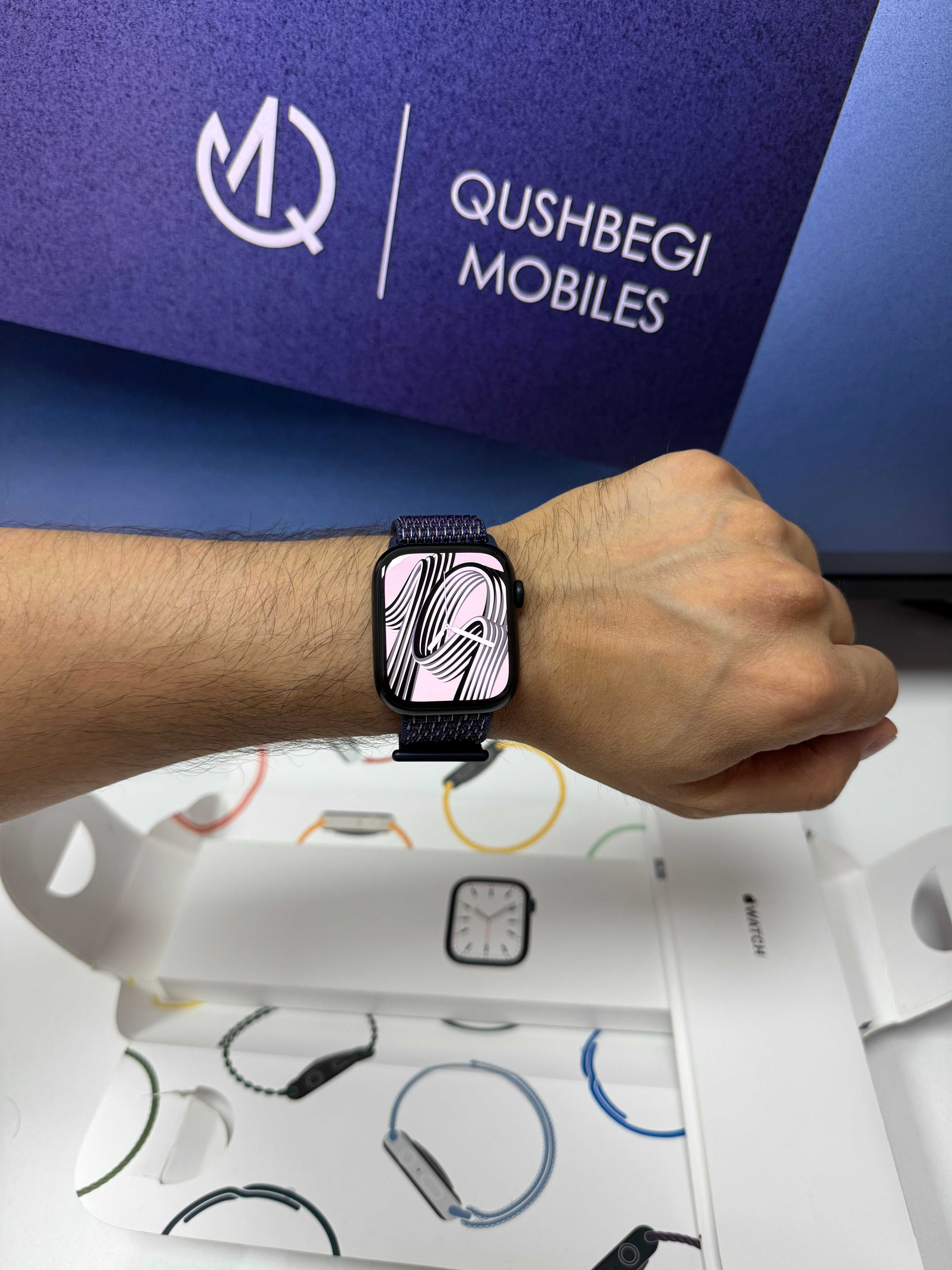 97% yomkost! iDeal! Apple Watch 7 45mm - Sport - Full Box