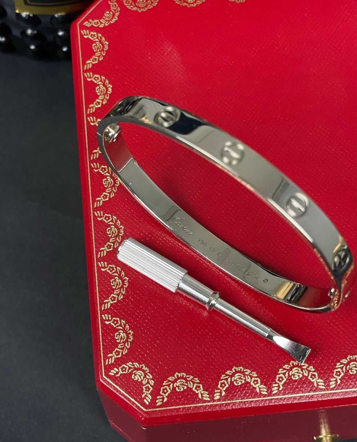 Brățară Cartier LOVE 19 White Gold 22K