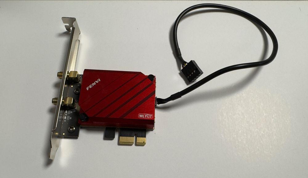 Placa Wireless WiFi7 Intel M.2 + Bluetooth 5.4 BE200NGW 2.4G/5G/6GHz