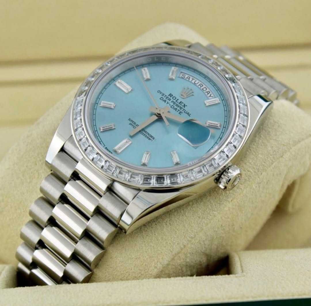 Дамски Часовници 36mm сребристо синьо