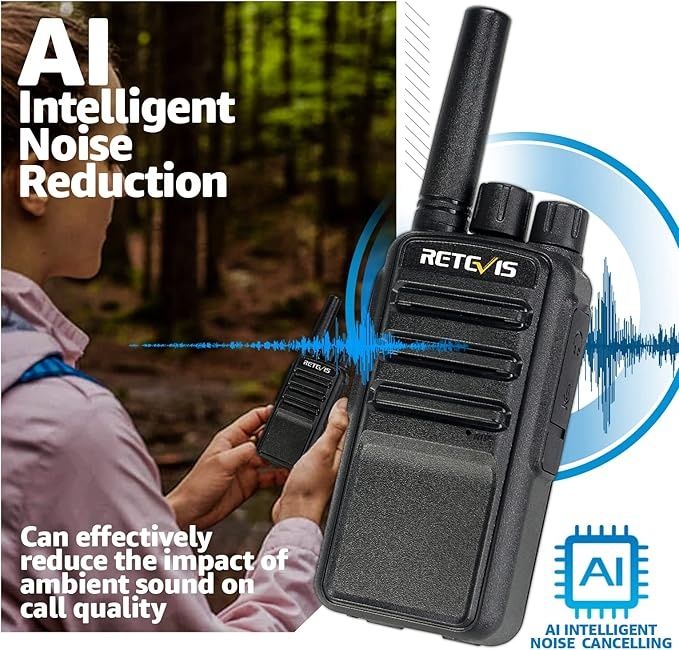 Retevis NR610 Walkie Talkie pentru adulți, PMR446 Walkie Talkie reîncă