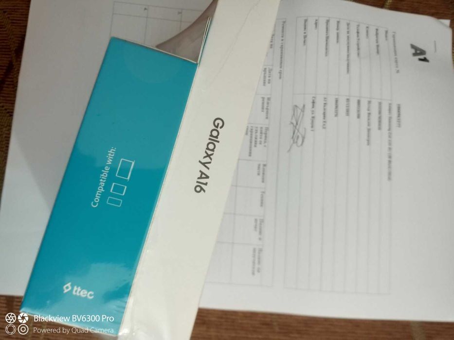 Samsung Galaxy A16 Black 6.70 ", 128 GB, RAM 4 GB + слушалки ttec