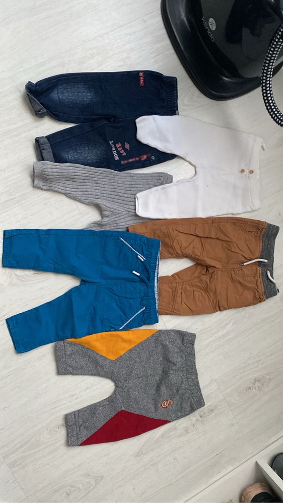 Lot pantaloni bebe 6-9 luni