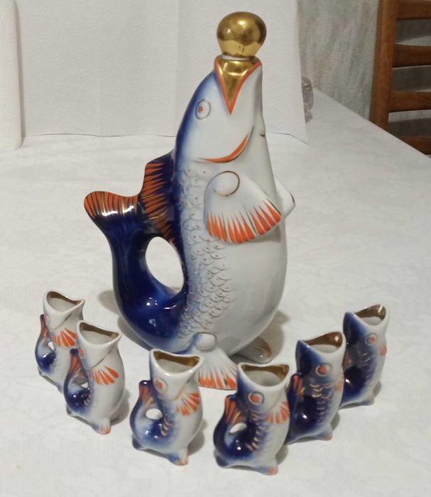 Коньячный набор Рыбки