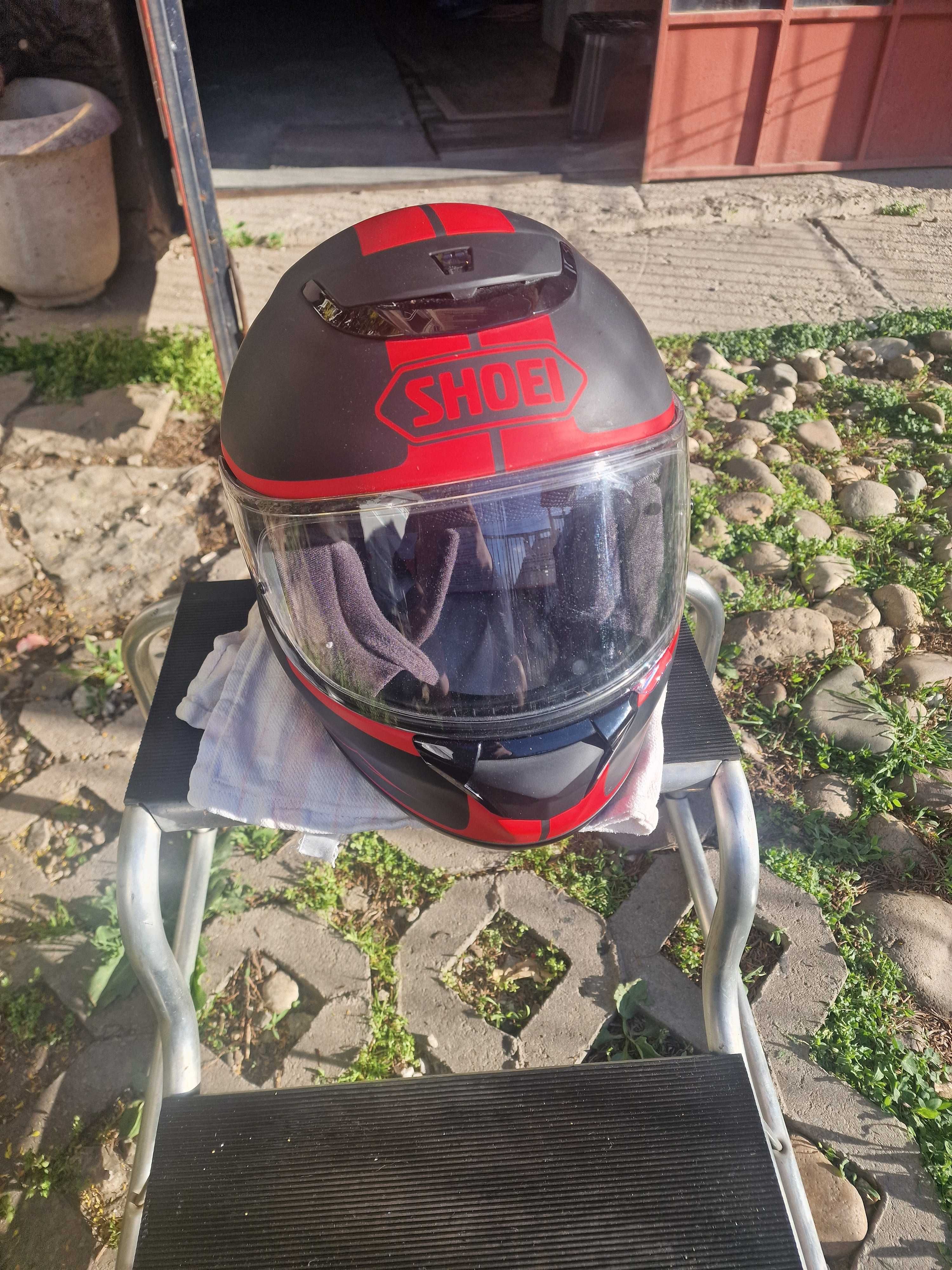 Shoei red matt размер S