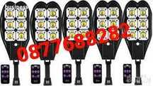 МЕГА ПРОМО 4бр=89.99 Соларна 2400W LED Лампа IP65+стойка за монтаж+ди