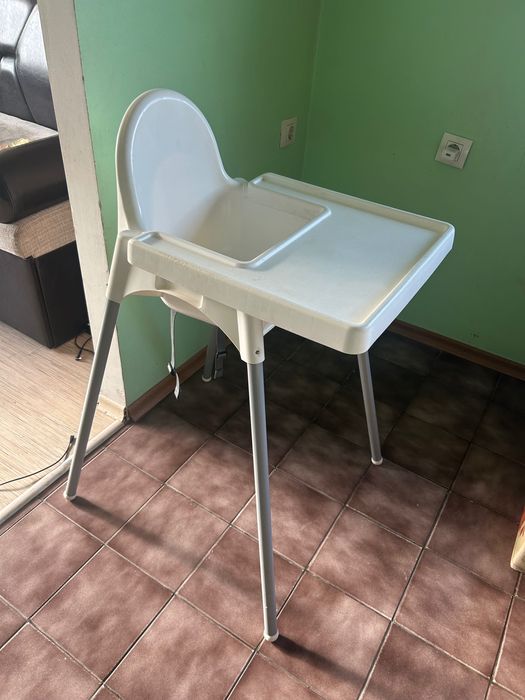 Детско столче за хранене + мека подложка IKEA