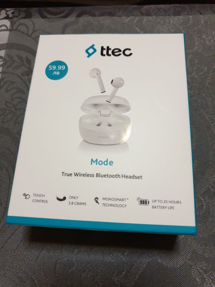 Безжични wireless  слушалки - нови запечатани.