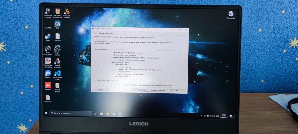 Laptop Lenovo Legion Y7000