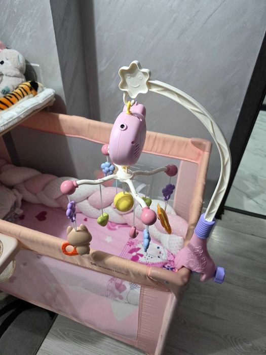 Проходилка 4 в 1 ,кол за бебе,музикална играчка за кошара