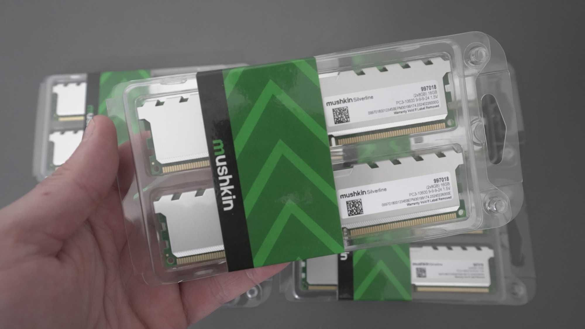 Mushkin Enhanced Silverline 16GB (2x8GB) DDR3 - нова и запечатана РАМ