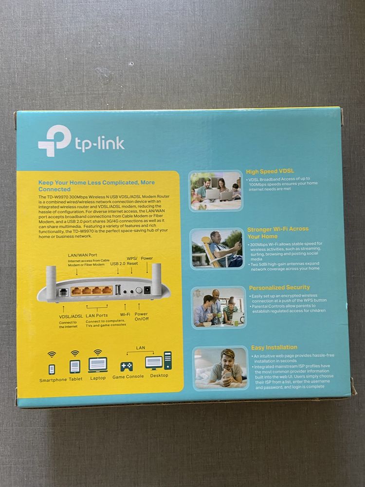 Модем роутер  TP-LINK