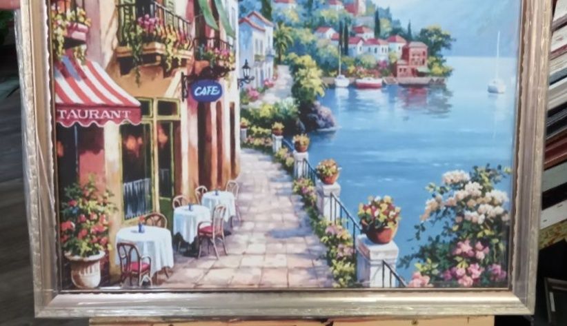 Продавам картината "Крайбрежно кафене"