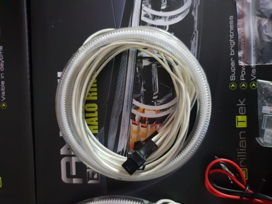 Kit far Lupe+Angel eyes+Leduri 60W BMW E87/E90/X1/X3