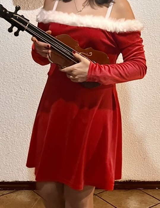 Коледна рокля С-М размер