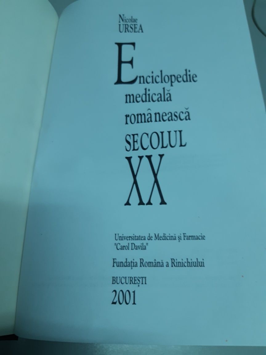 Enciclopedie medicala Romaneasca.3buc 100 ron