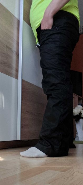 Pantalon triplustrat iarna munte Decathlon negru barbat