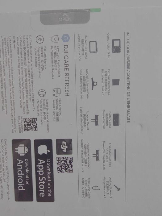 Camera video sport DJI Osmo Action 5 Pro 4K Adventure Combo