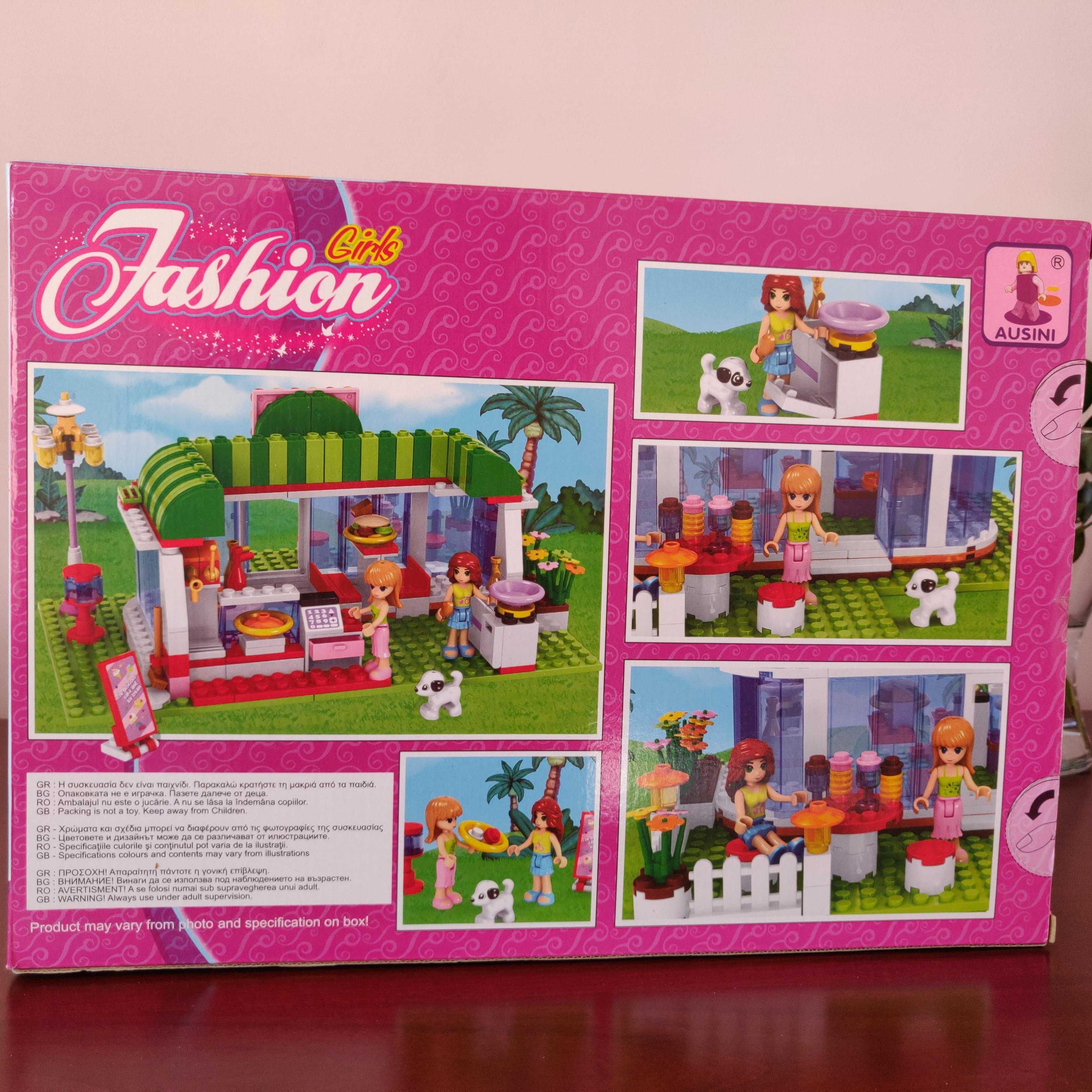 Lego Fashion Girls Restaurant, 298 piese, 6ani+, set complet