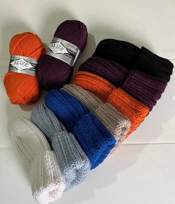 Вязание шапки зимние. Ручная работа.