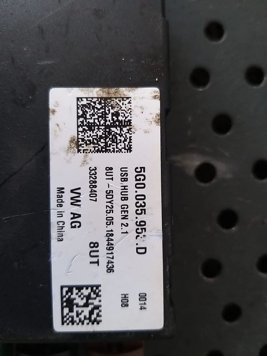 Modul control usb vw passat b8 5g0035953d 33288407