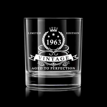 Pahar de whisky cu cutie cadou Lighten Life,  360 ml