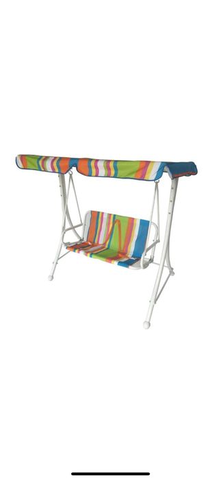 Leagan pentru copii cu 2 locuri, multicolor