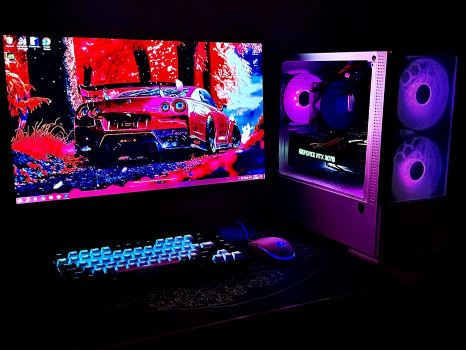 Мощный Игровой Компьютер с Монитором 165 герц ВЕСЬ КОМПЛЕКТ