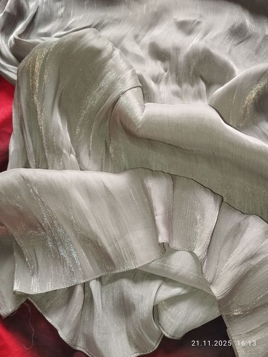 Шарф платок органза с шапочкой