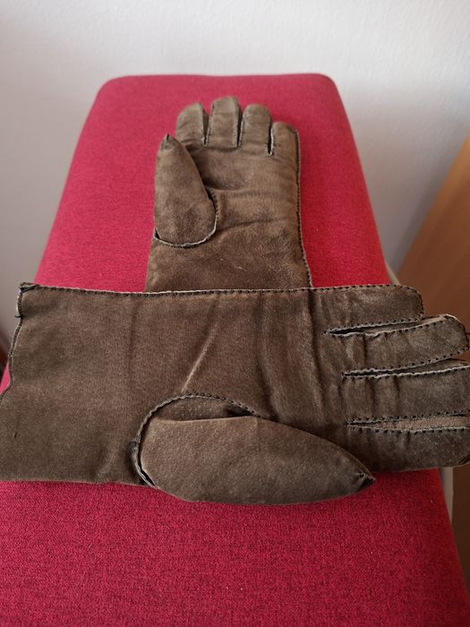 Manusi piele cu blanita