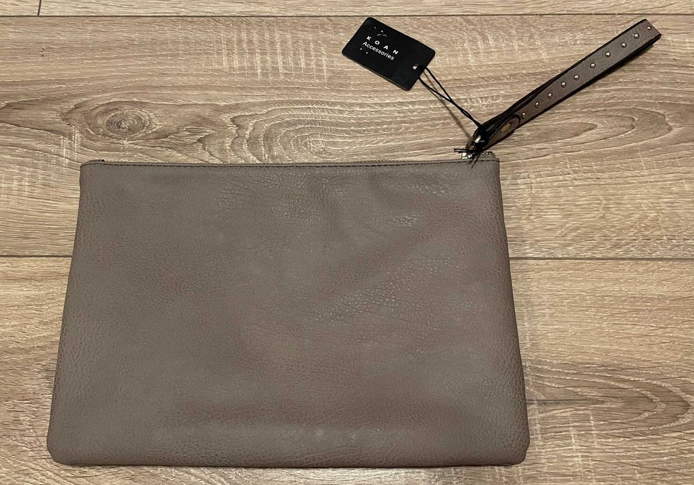 Geanta plic bej inchis Koan Coin Italia