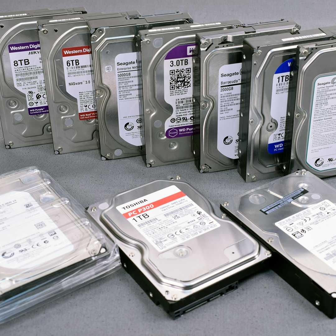 Жесткие диски HDD  1tb / 4tb в отличном состоянии