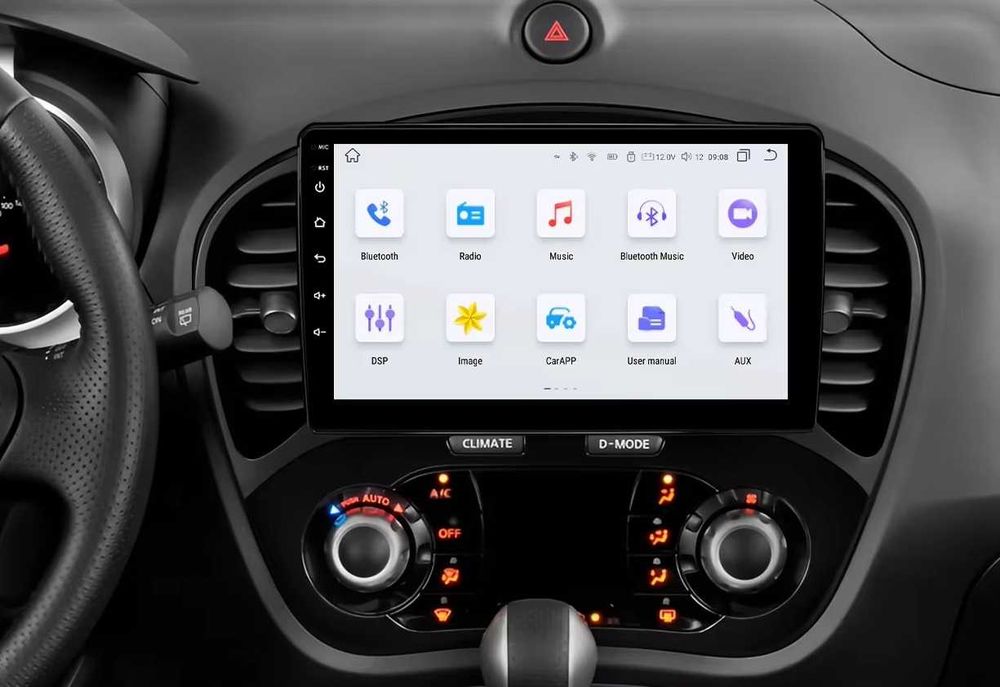 Мултимедия 9″ Android 13 за Nissan Juke I навигация CARPLAY RDS GPS