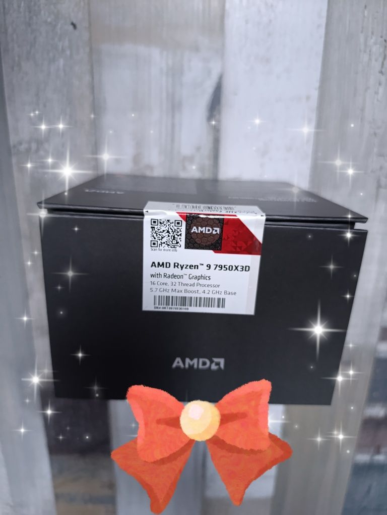Чисто Нов AMD 7950x3D Процесор 16 Ядра / 32 Логически до 5,7 GHz AM5