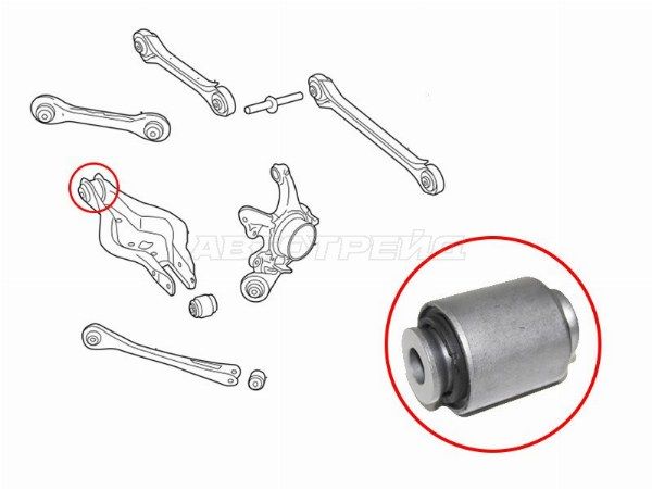 Сайлентблок BMW 1-Series 11-19 / 3-Series 11-19 / 2-Series 14- / 3-Ser