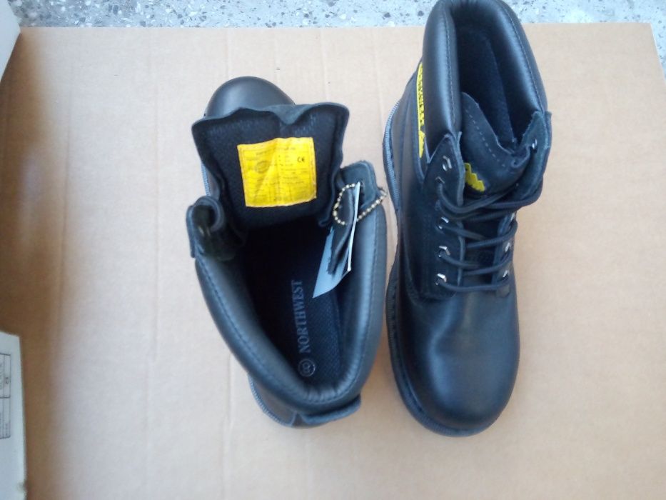 мъжки обувки за работа нови, кожа, NORTHWEST TERRITORY - N 42 черн