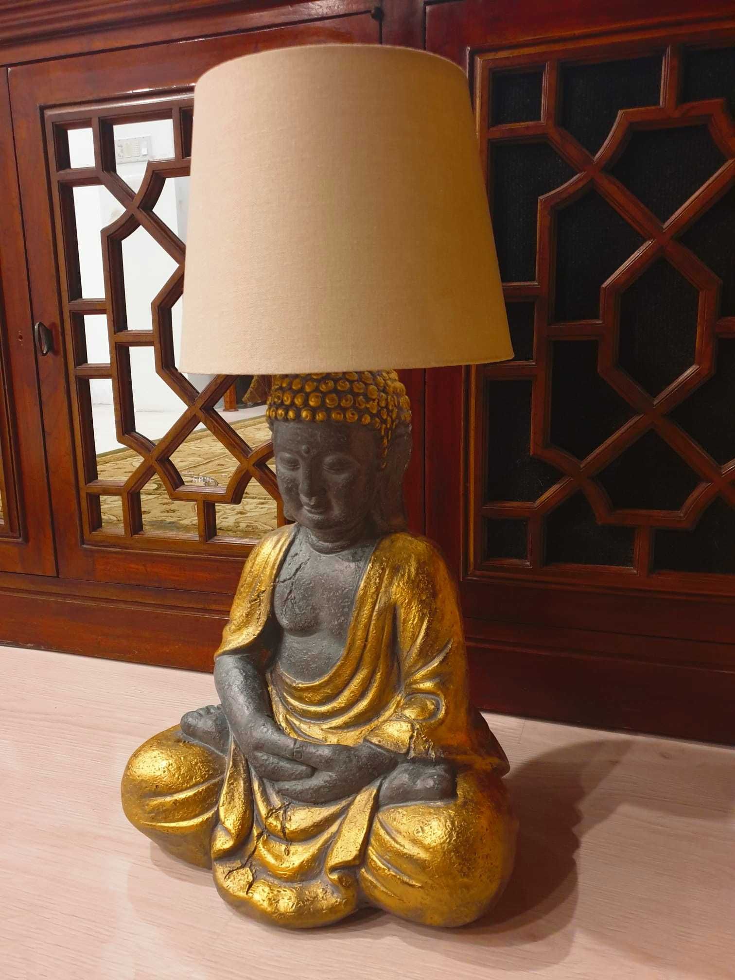 Lampa, veioza, lampadar statuie, statueta  figurina BUDDHA decoratiune