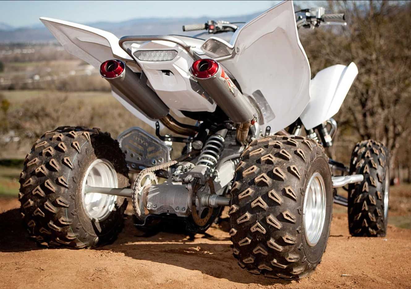 НОВА Двойна Генерация Ауспух 2006-14 Yamaha Raptor 700 BIG GUN  EVO R