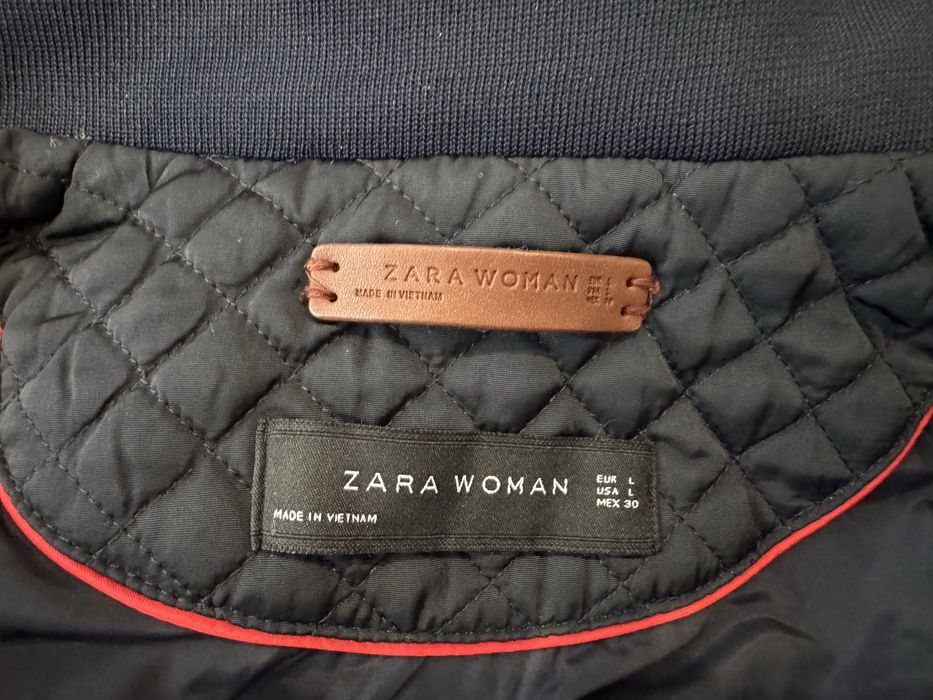 Тъмносиньо преходно яке ZARA