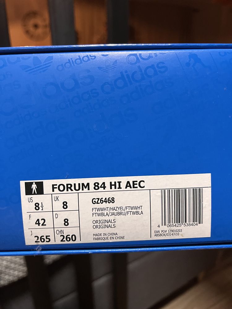 Adidasi Adidas originals Forum 84 hi aec