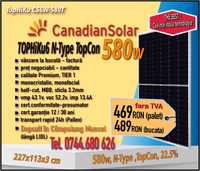 Canadian Solar 580w N-Type Top - panouri fotovoltaice (Jinko, Longi)