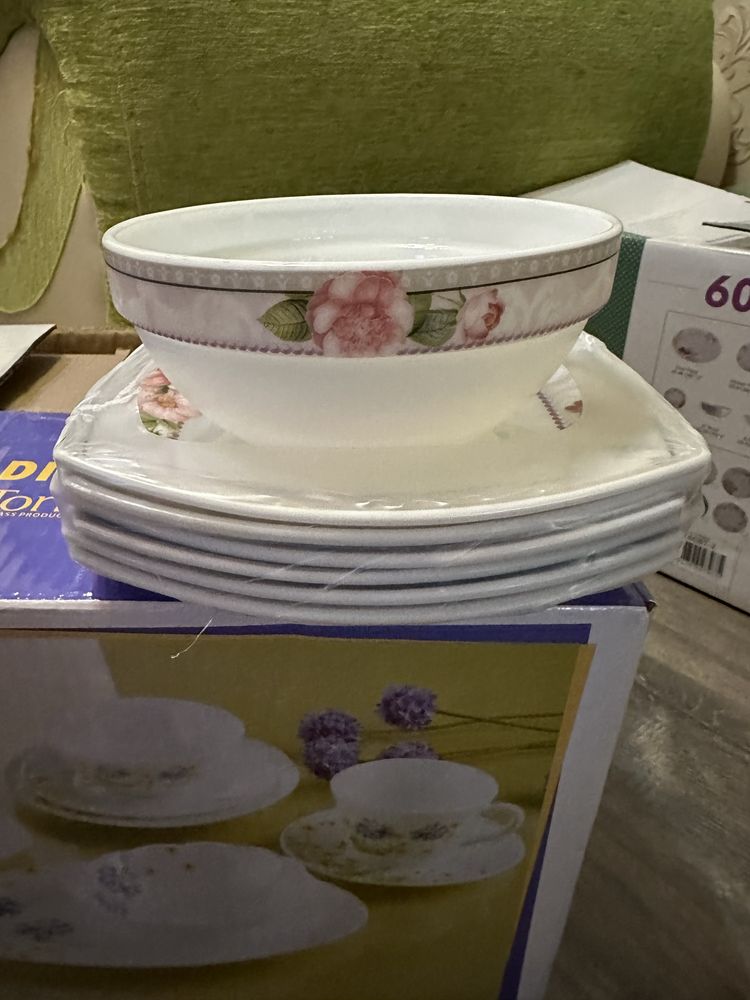 Продается комплект посуды фирмы «TORIX” из закаленного опала