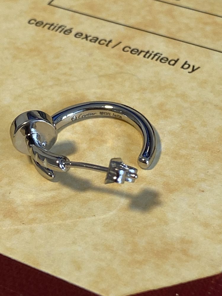 Cercei Cartier Cui White Gold 750