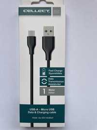 Кабел CELLECT USB-A към MicroUSB