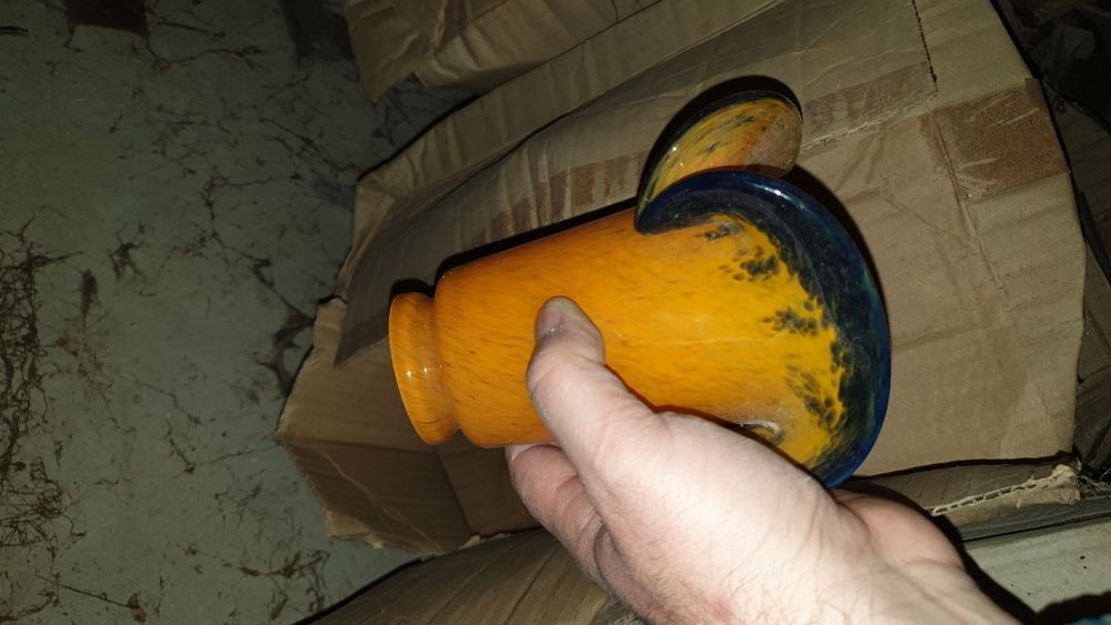 Abajur sticla pt lampa sau candelabru 10 lei bucata