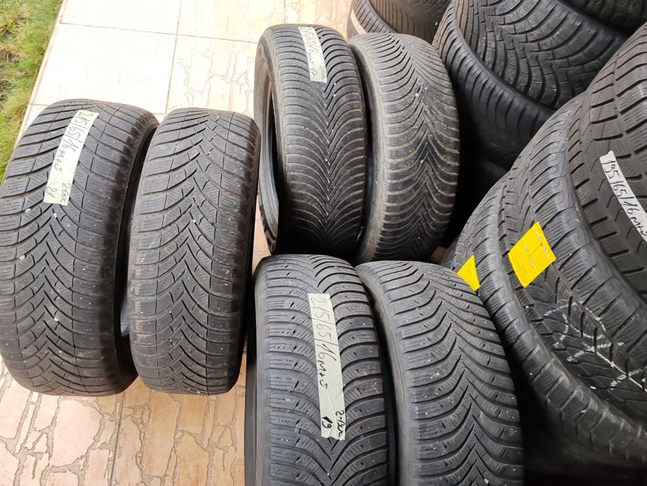 Vând cauciucuri 215/65/16 M+S seturi de câte 2 buc imp Germania