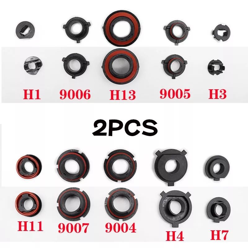 Inele/Adaptoare Bec Led H1,H3,H4,H7,H8,H9,H11,HB3,HB4