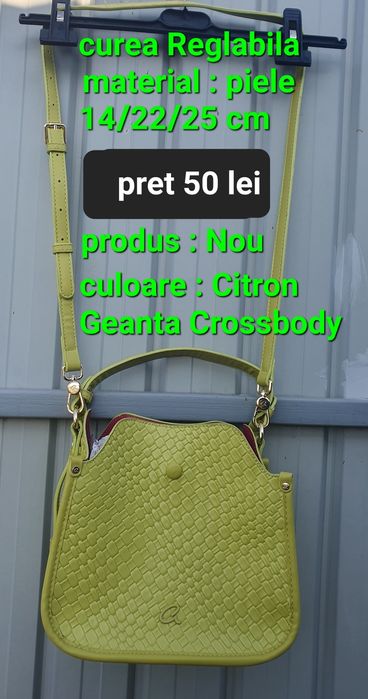 Geanta Crossbody citron